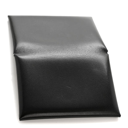 Hermes Box Calvi Duo Card Case Black 8 of 9