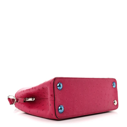Louis Vuitton Ostrich Capucines BB Berry 4 of 14