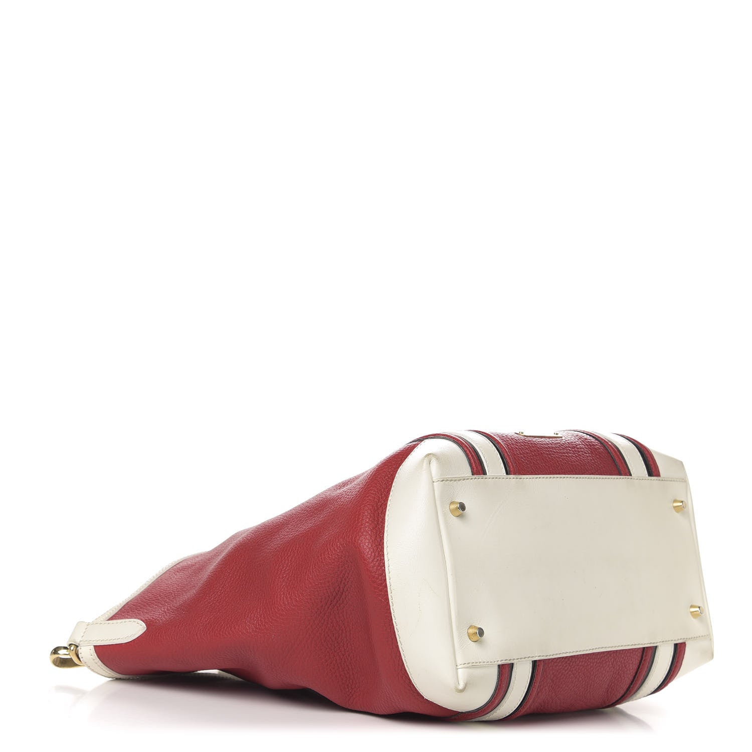 Burberry Grainy Calfskin Tote Red 4 of 17
