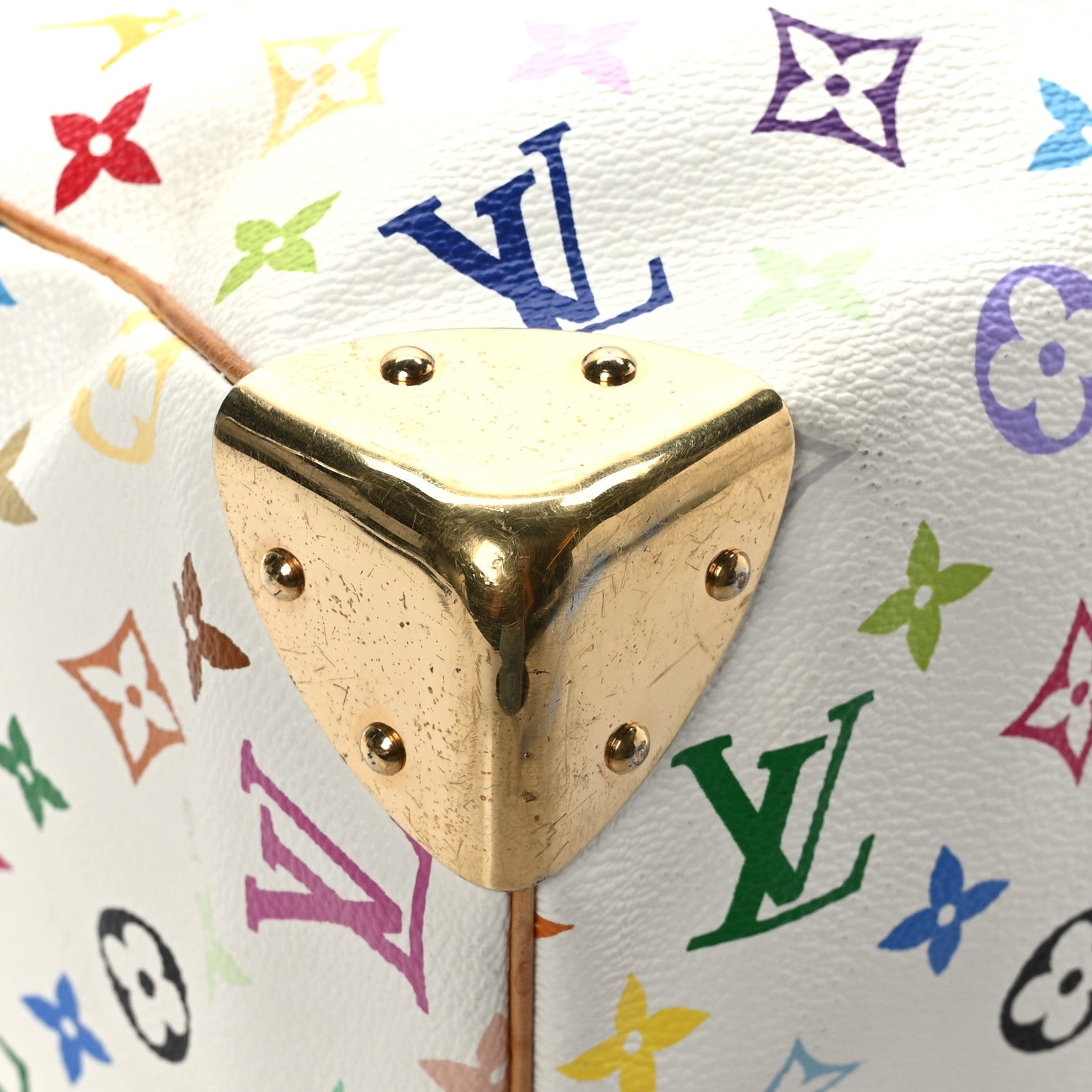 Louis Vuitton Monogram Multicolor Speedy 30 White 7 of 11