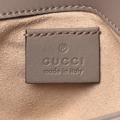 Gucci Calfskin Matelasse Super Mini GG Marmont Shoulder Bag Porcelain Rose 6 of 11