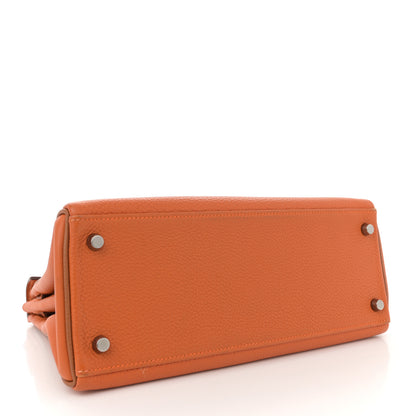Hermes Togo Kelly Retourne 28 Potiron Gold 4 of 18