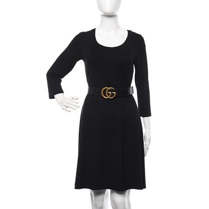 Gucci Calfskin Double G 40mm Belt 85 34 Black 2 of 6