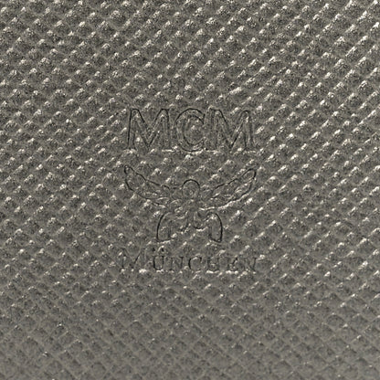 MCM Metallic Visetos Rabbit Passport Holder Silver 6 of 6