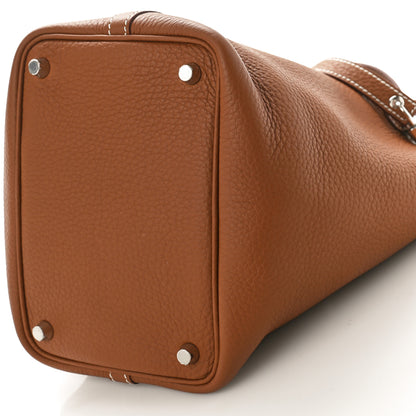 Hermes Taurillon Clemence Picotin Lock 18 PM Gold 8 of 8