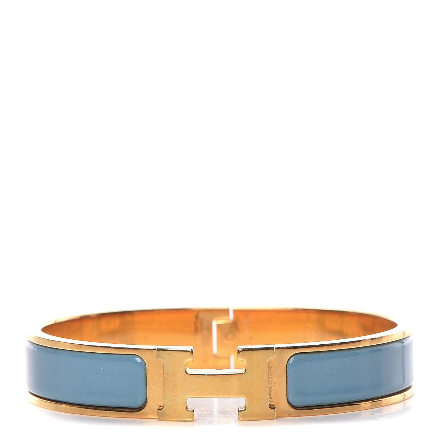 Hermes Enamel Narrow Clic Clac H Bracelet PM 1 of 4