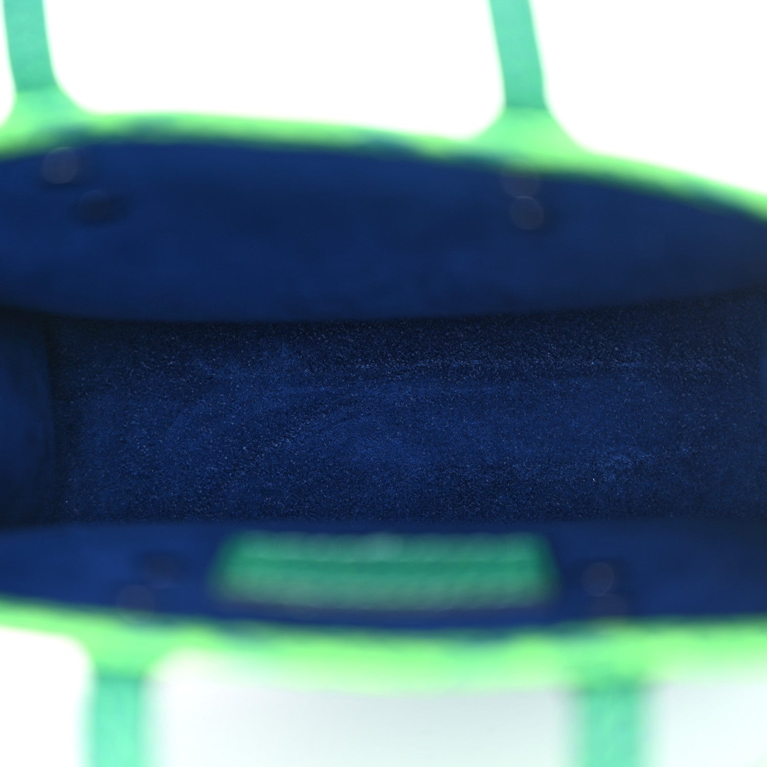 Louis Vuitton Taurillon Illusion Sac Plat XS Bleu Vert 5 of 9