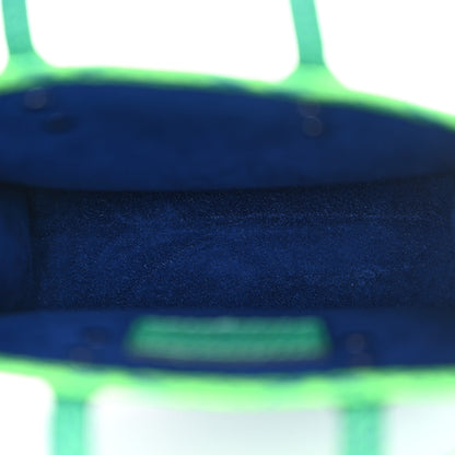 Louis Vuitton Taurillon Illusion Sac Plat XS Bleu Vert 5 of 9