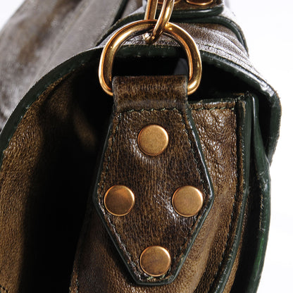 Proenza Schouler Lambskin PS1 Medium Satchel Military 14 of 17