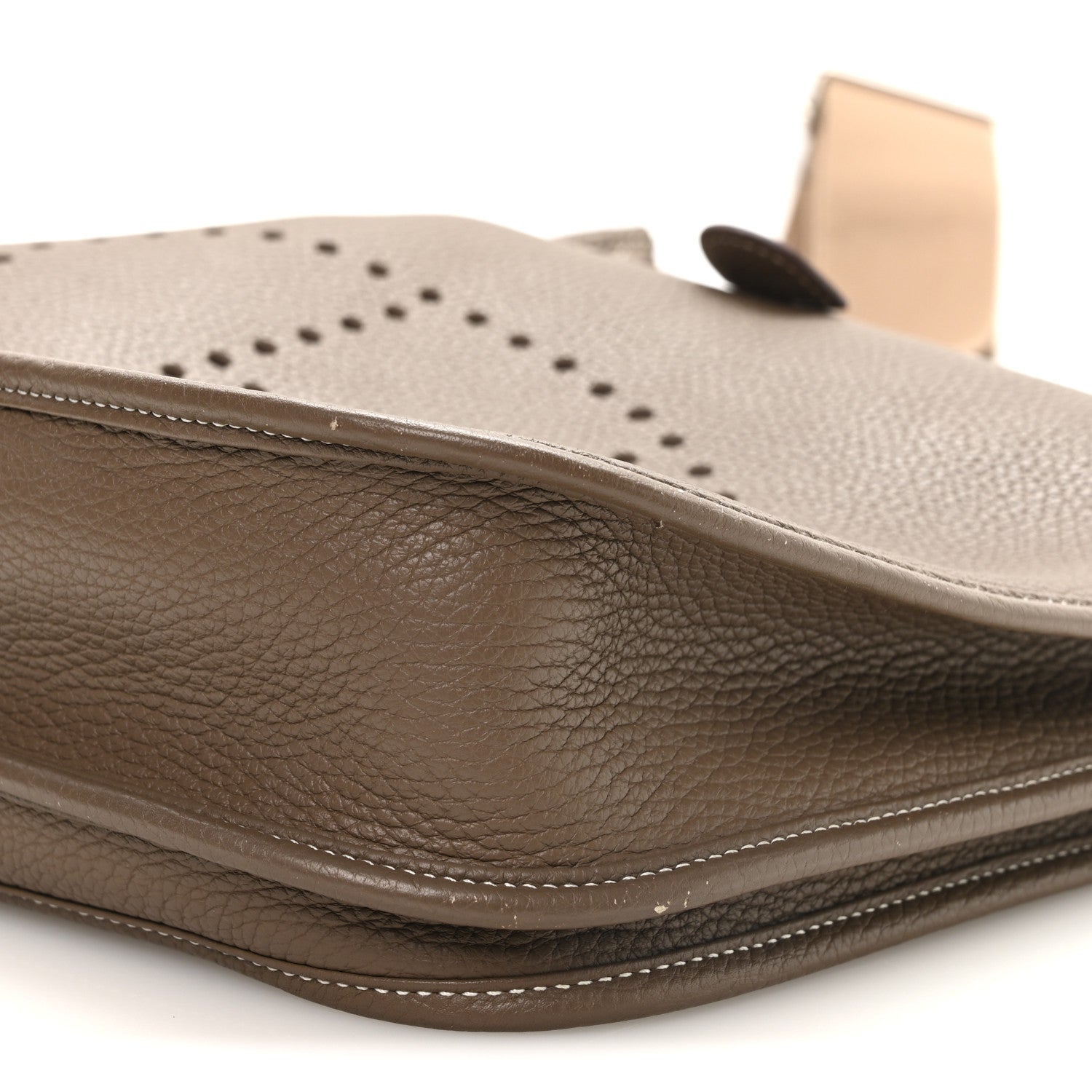 Hermes Taurillon Clemence Evelyne III PM Etoupe 10 of 11