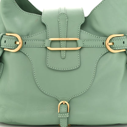 Jimmy Choo Calfskin Large Tulita Green 7 of 14