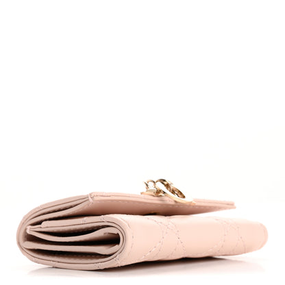 Christian Dior Lambskin Cannage My Dior Glycine Wallet Rose Poudre 4 of 7