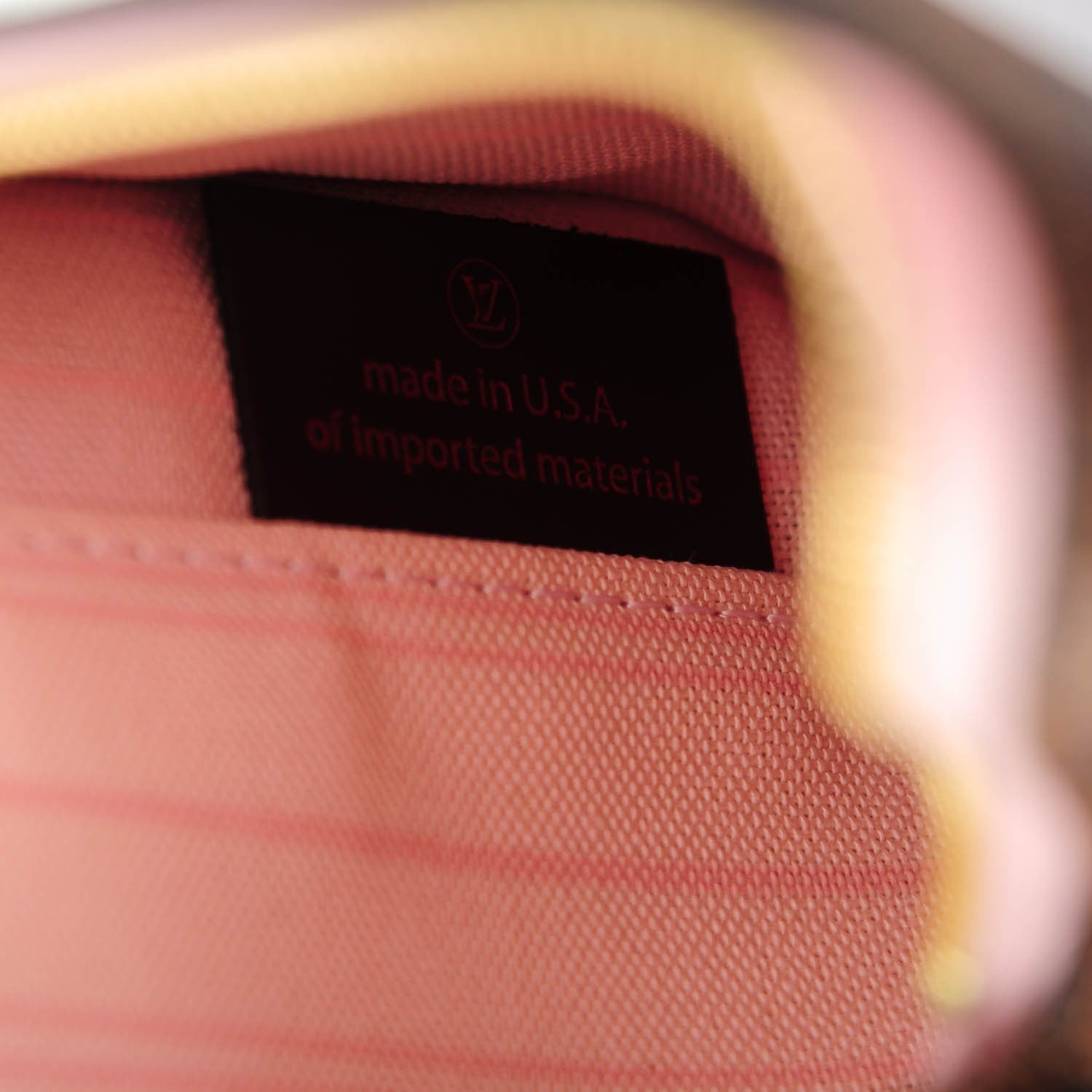 Louis Vuitton Damier Ebene Neverfull MM GM Pochette Rose Ballerine 8 of 8