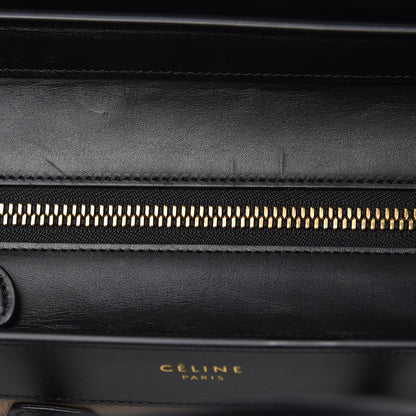 Celine Smooth Calfskin Nubuck Micro Tri-Color Luggage Light Taupe Fox Red 13 of 13