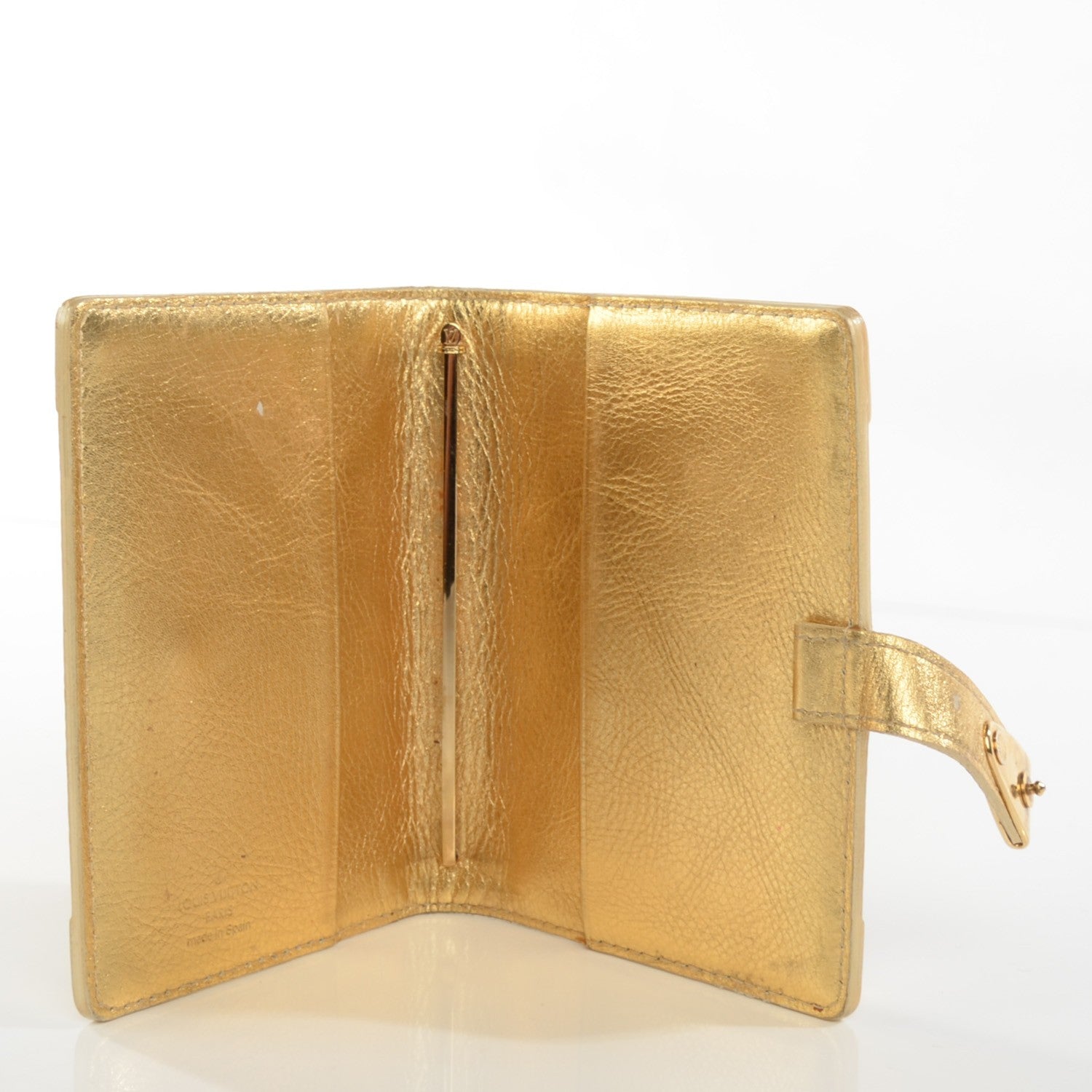 Louis Vuitton Suhali Partenaire PM Agenda Cover Gold 5 of 8