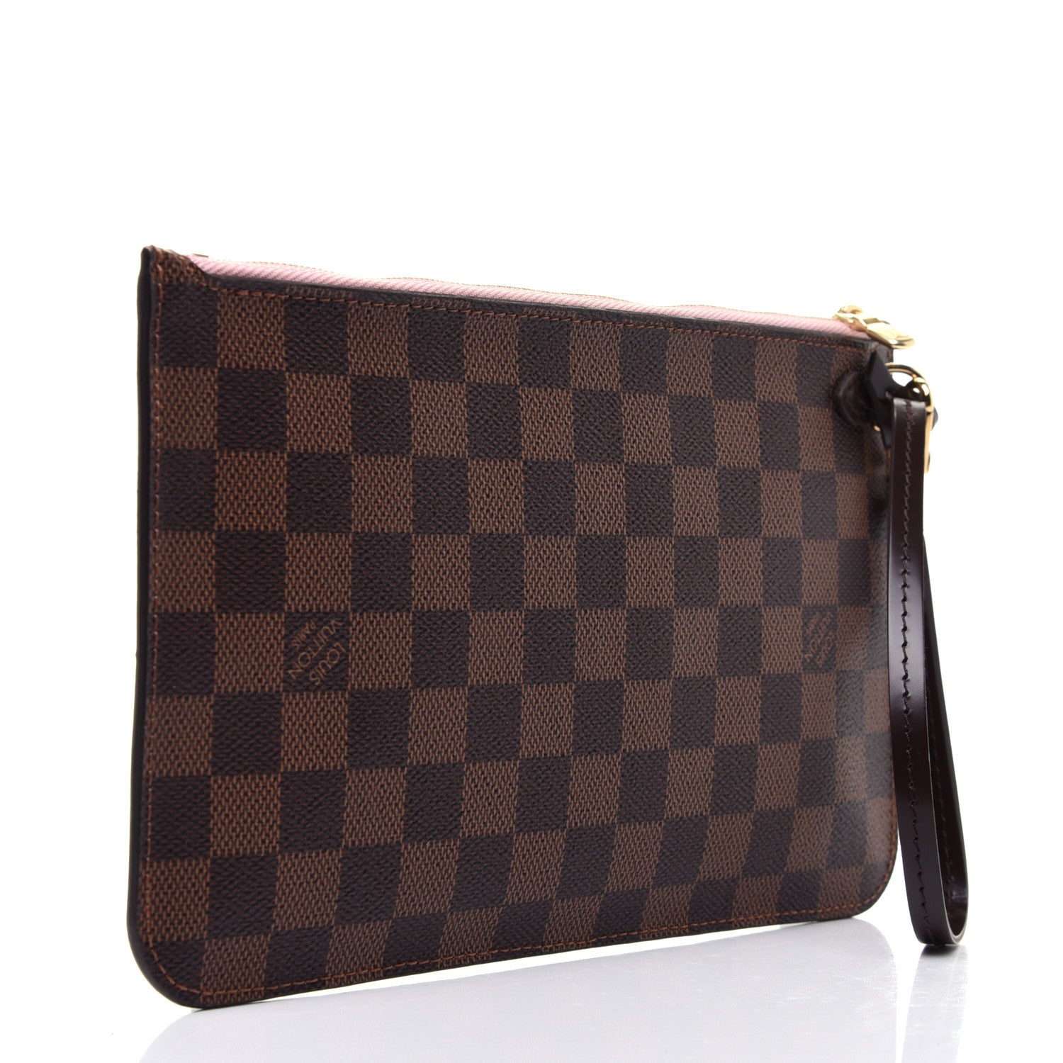 Louis Vuitton Damier Ebene Neverfull MM GM Pochette Rose Ballerine 3 of 10