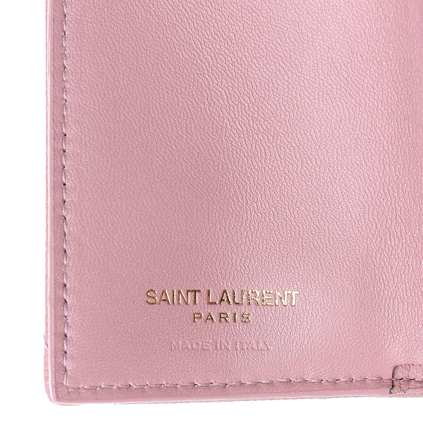 Grain De Poudre Matelasse Chevron Monogram Tiny Wallet Tender Pink
