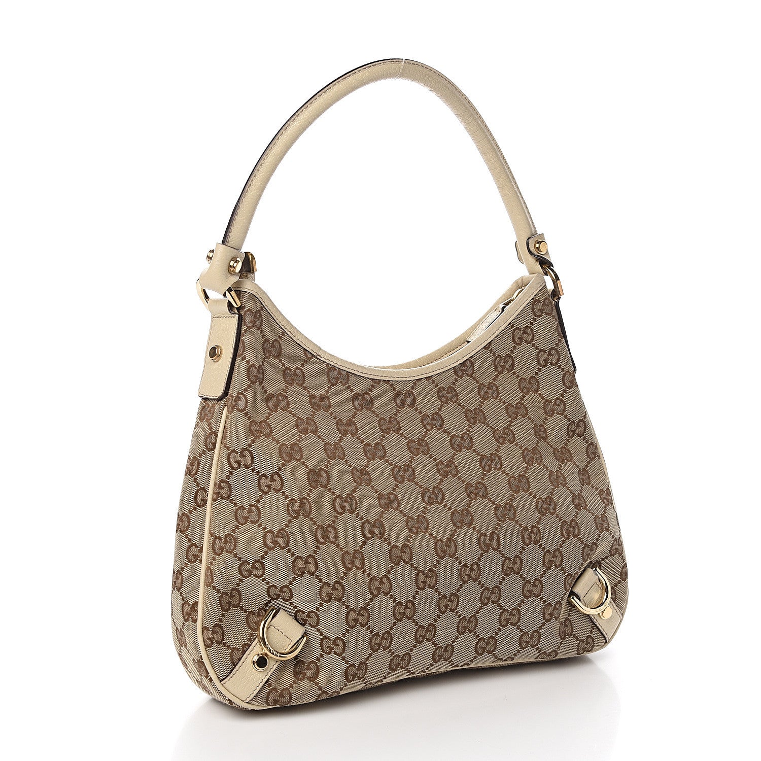 Gucci Monogram Medium Abbey D Ring Hobo Off White 2 of 9