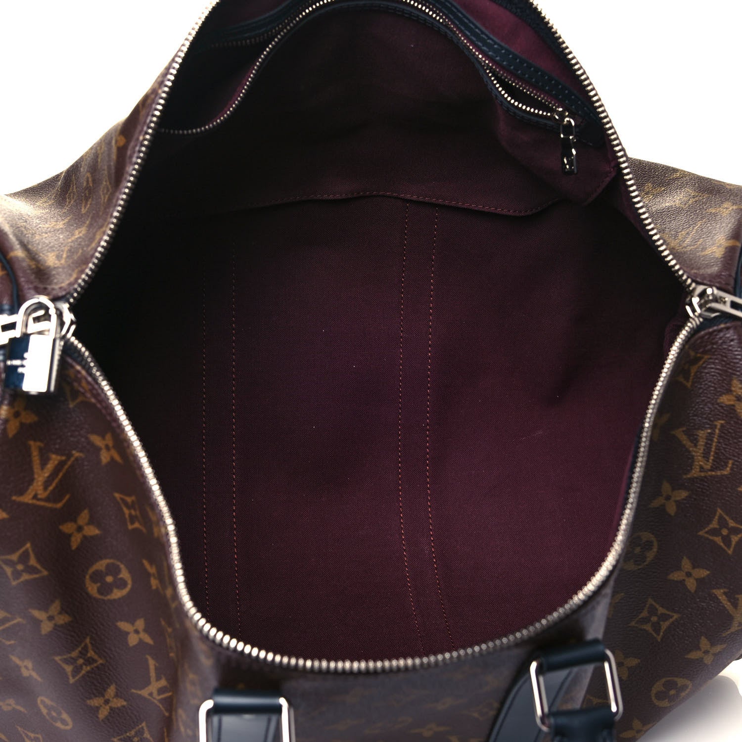 Louis Vuitton Monogram Macassar Keepall Bandouliere 45 5 of 11