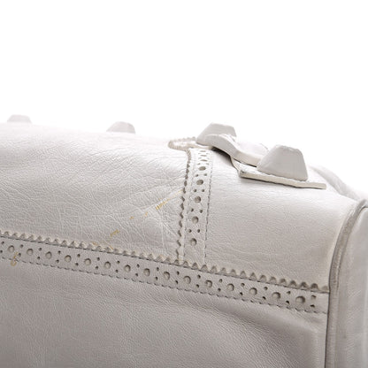 Balenciaga Agneau Giant Brogues Hardware Mid Day White 18 of 22