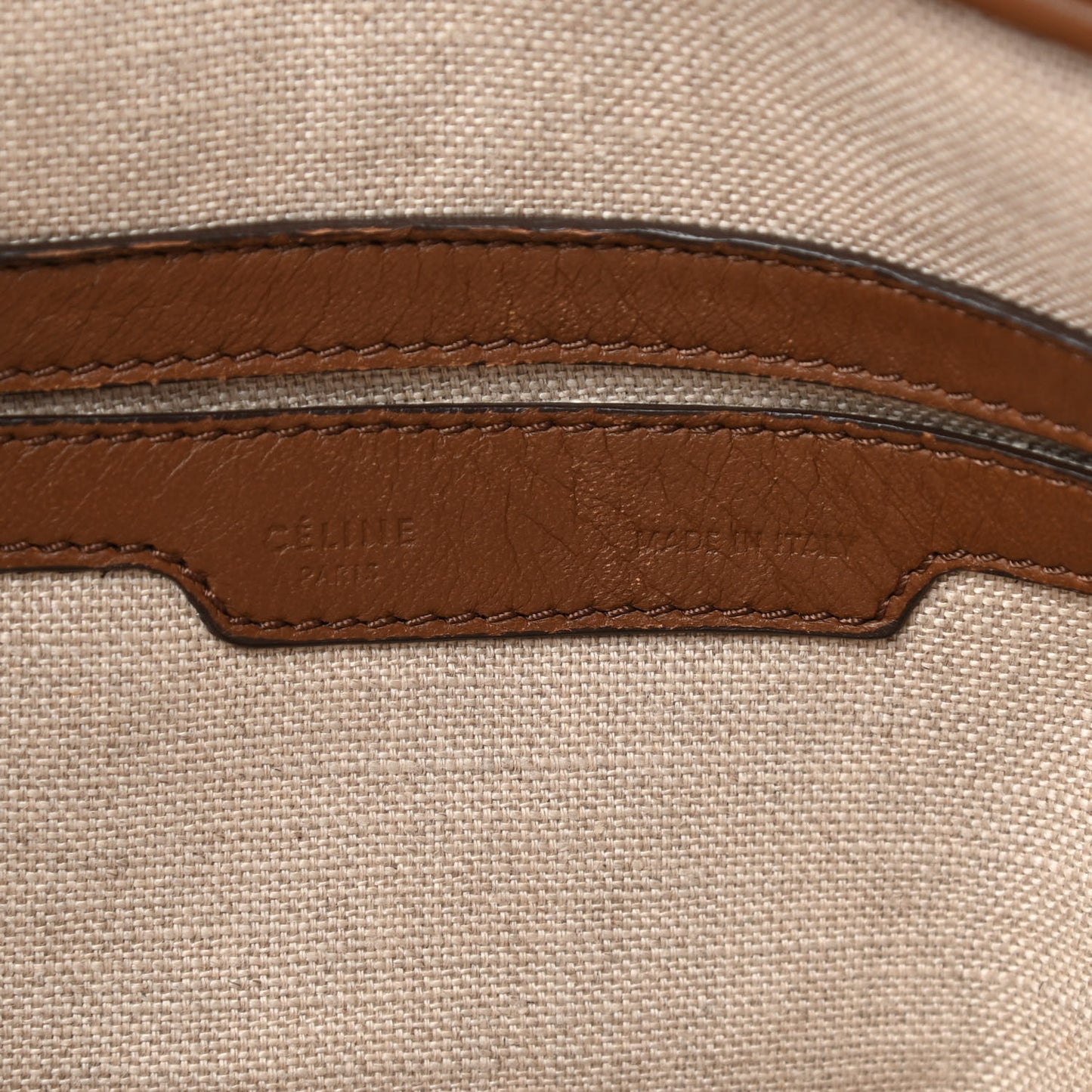 Smooth Calfskin Small Triptyque Satchel Brown
