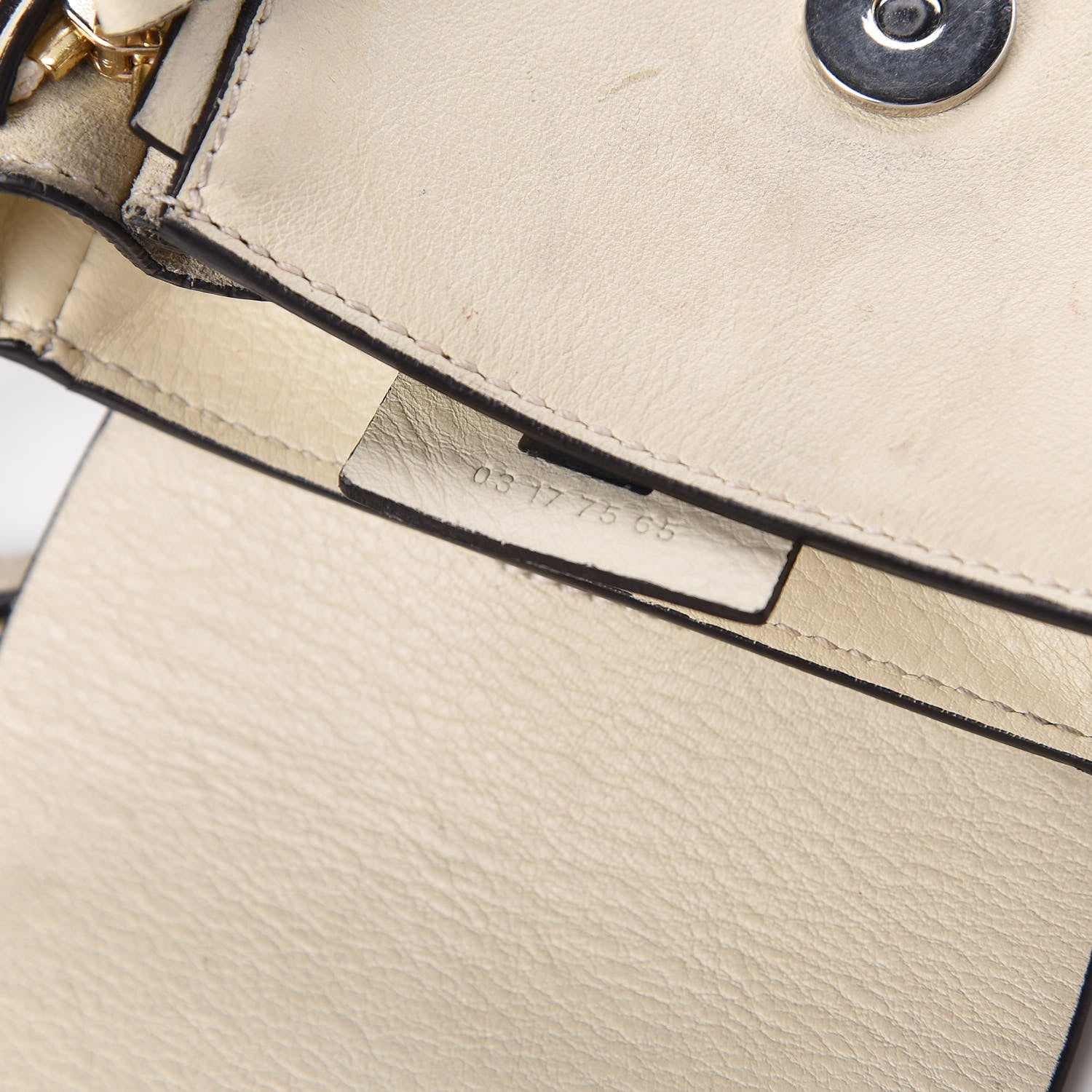 Chloe Suede Calfskin Small Faye Backpack Off White 8 of 10