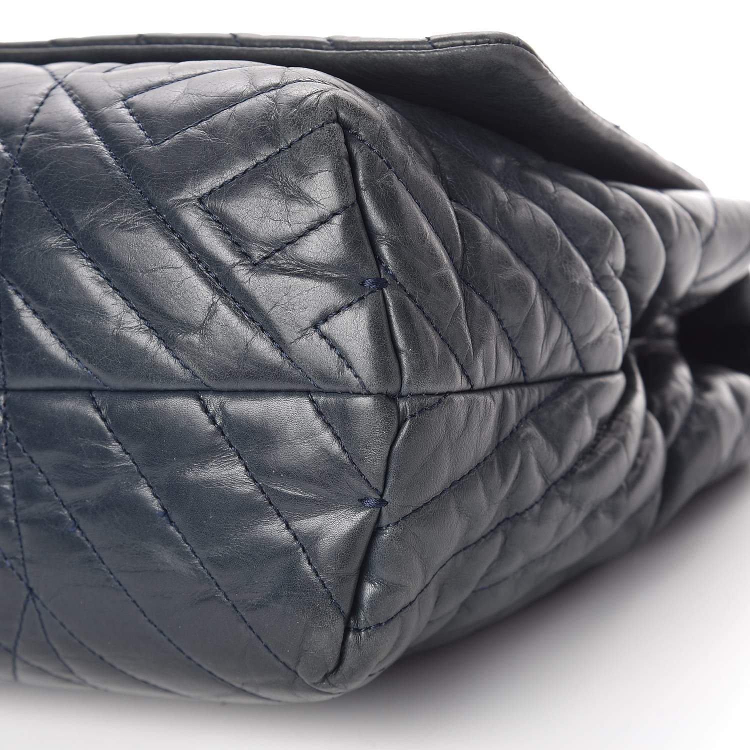 Lanvin Calfskin Quilted Large Happy Shoulder Bag Grey 9 of 9