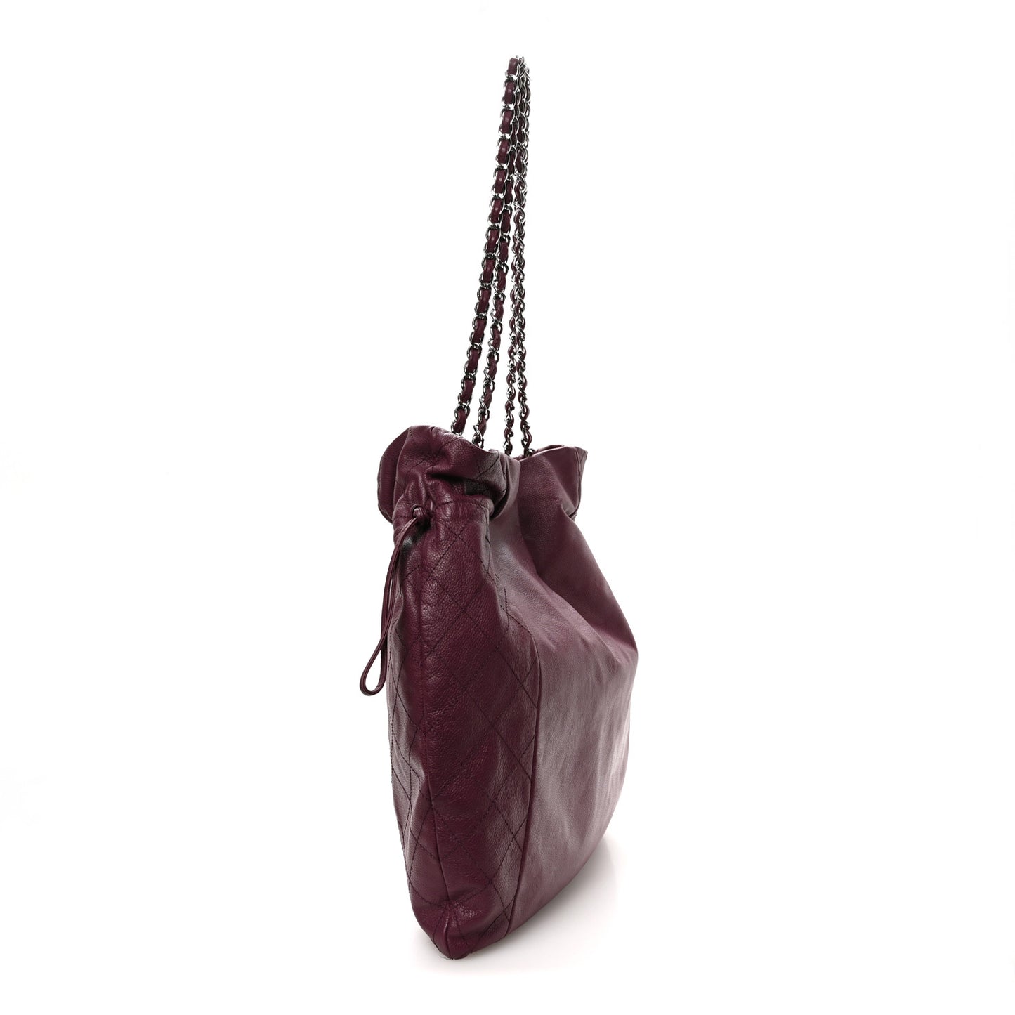 Caviar 31 Drawstring Tote Purple