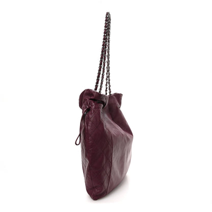 Chanel Caviar 31 Drawstring Tote Purple 3 of 12