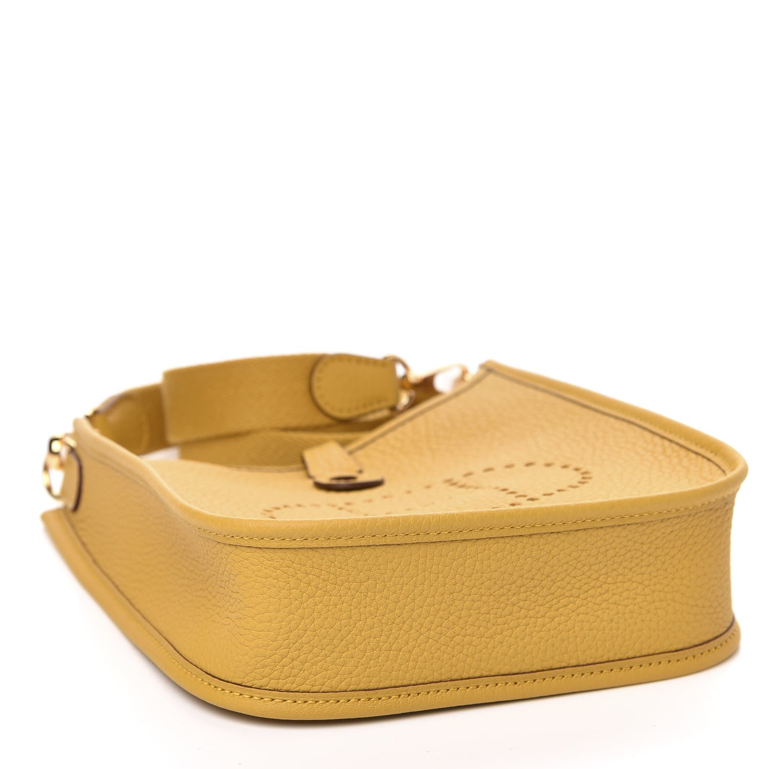 Hermes Taurillon Clemence Evelyne TPM Jaune Ambre 4 of 11