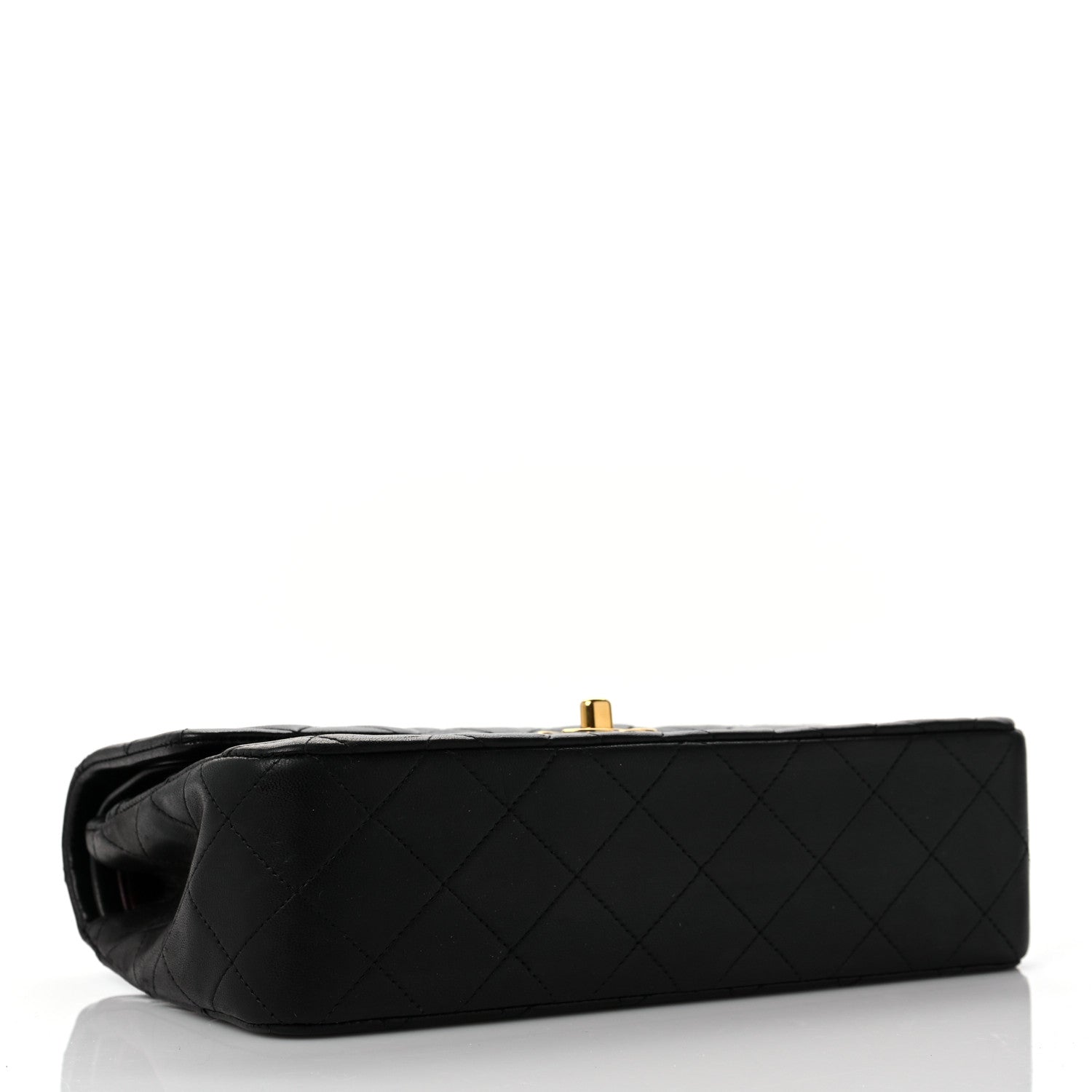 Chanel Lambskin Quilted Small Double Flap Black 4 of 10