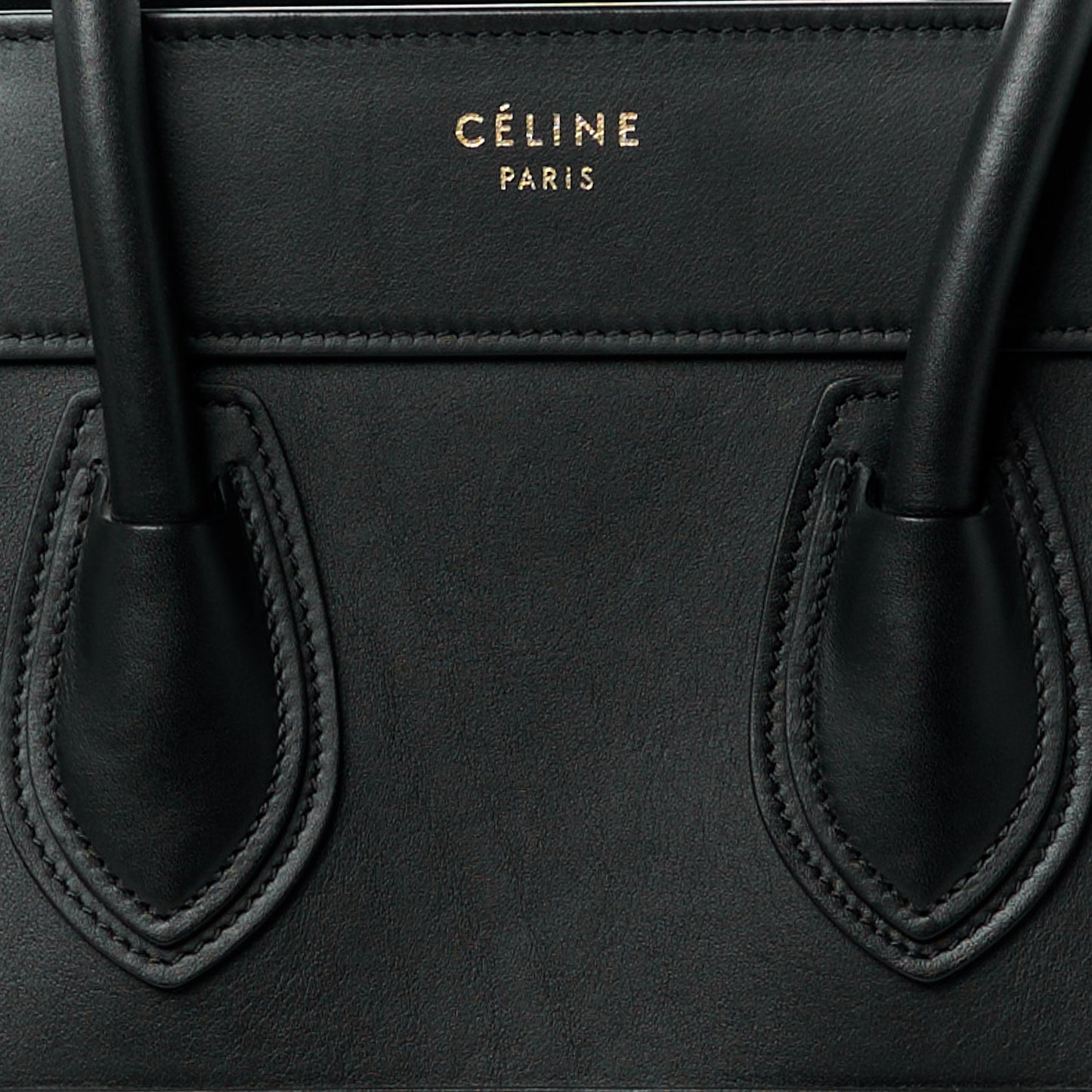 Smooth Calfskin Mini Luggage Black