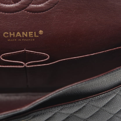 Chanel Caviar Quilted Medium Double Flap Black 15 of 16