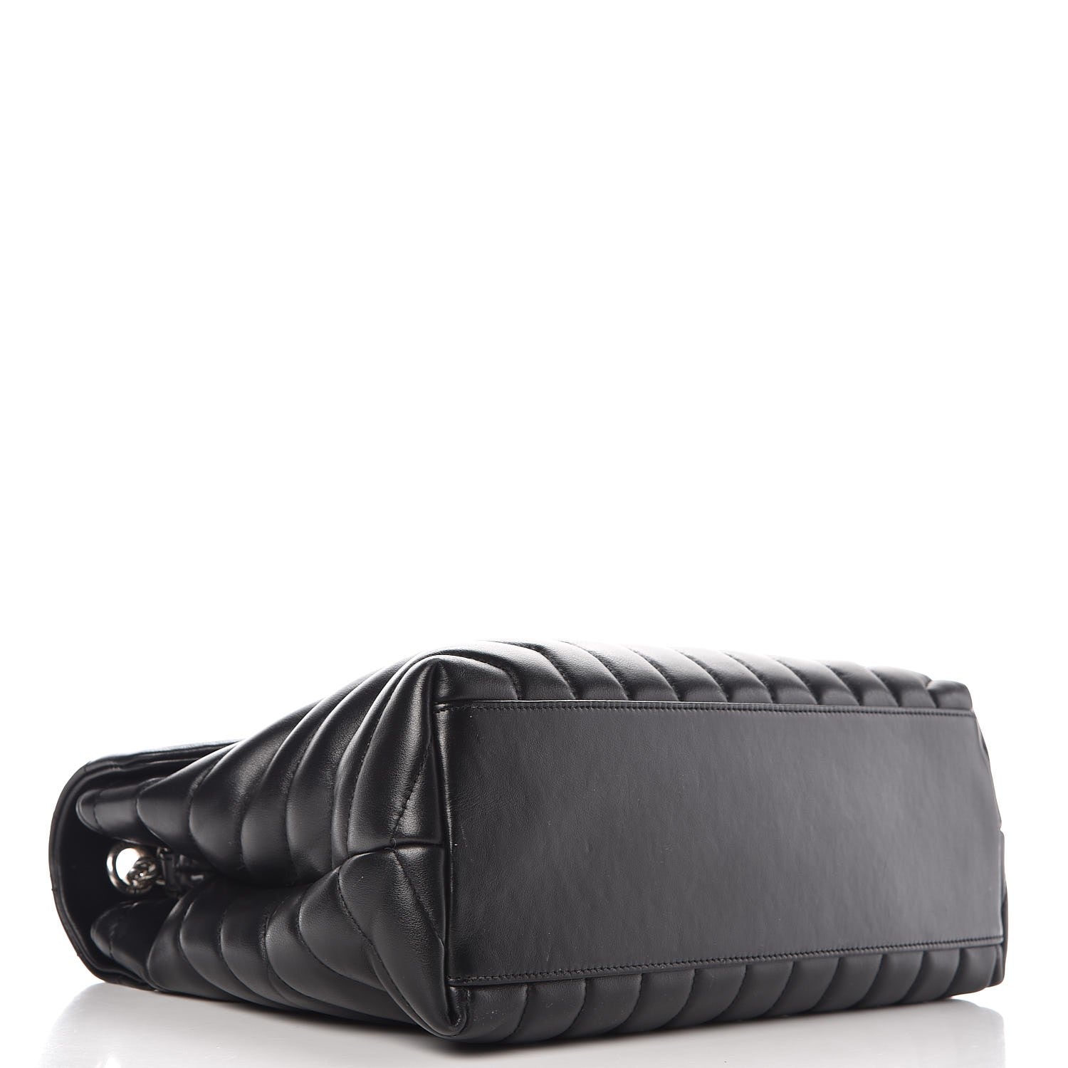 Saint Laurent Calfskin Y Quilted Monogram Medium Loulou Chain Satchel Black 4 of 14