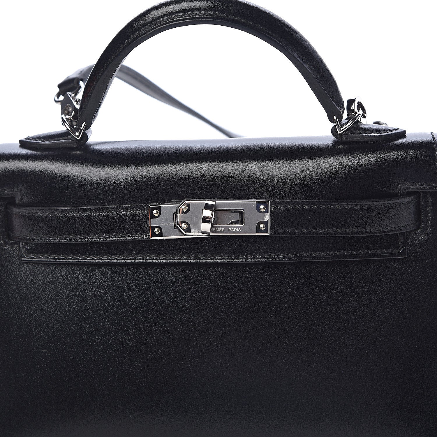 Hermes Box Mini Kelly Sellier 20 Black 34 of 35