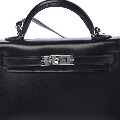 Hermes Box Mini Kelly Sellier 20 Black 34 of 35