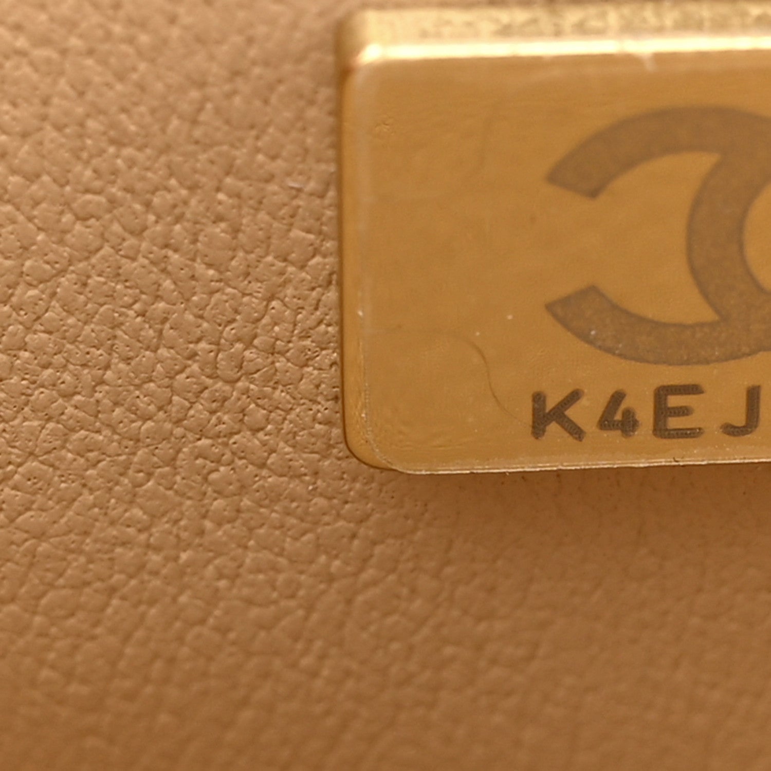 Chanel Lambskin Quilted Strass Small CC Top Handle Flap Beige 7 of 11