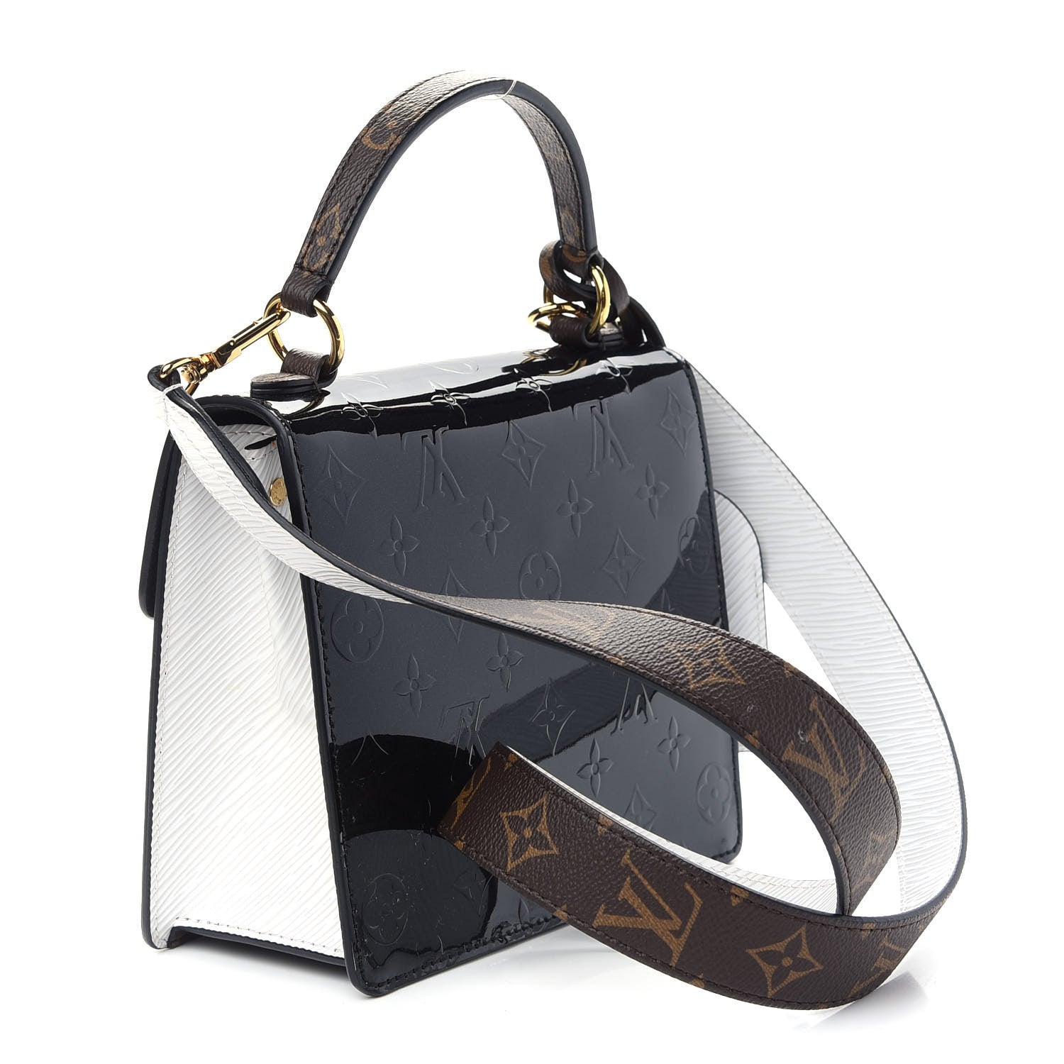 Louis Vuitton Vernis Epi Monogram Spring Street Black 3 of 8