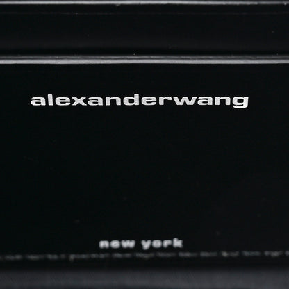 Alexander Wang Mesh Crystal Rhinestone Mini Heiress Pouch Black Silver 6 of 9