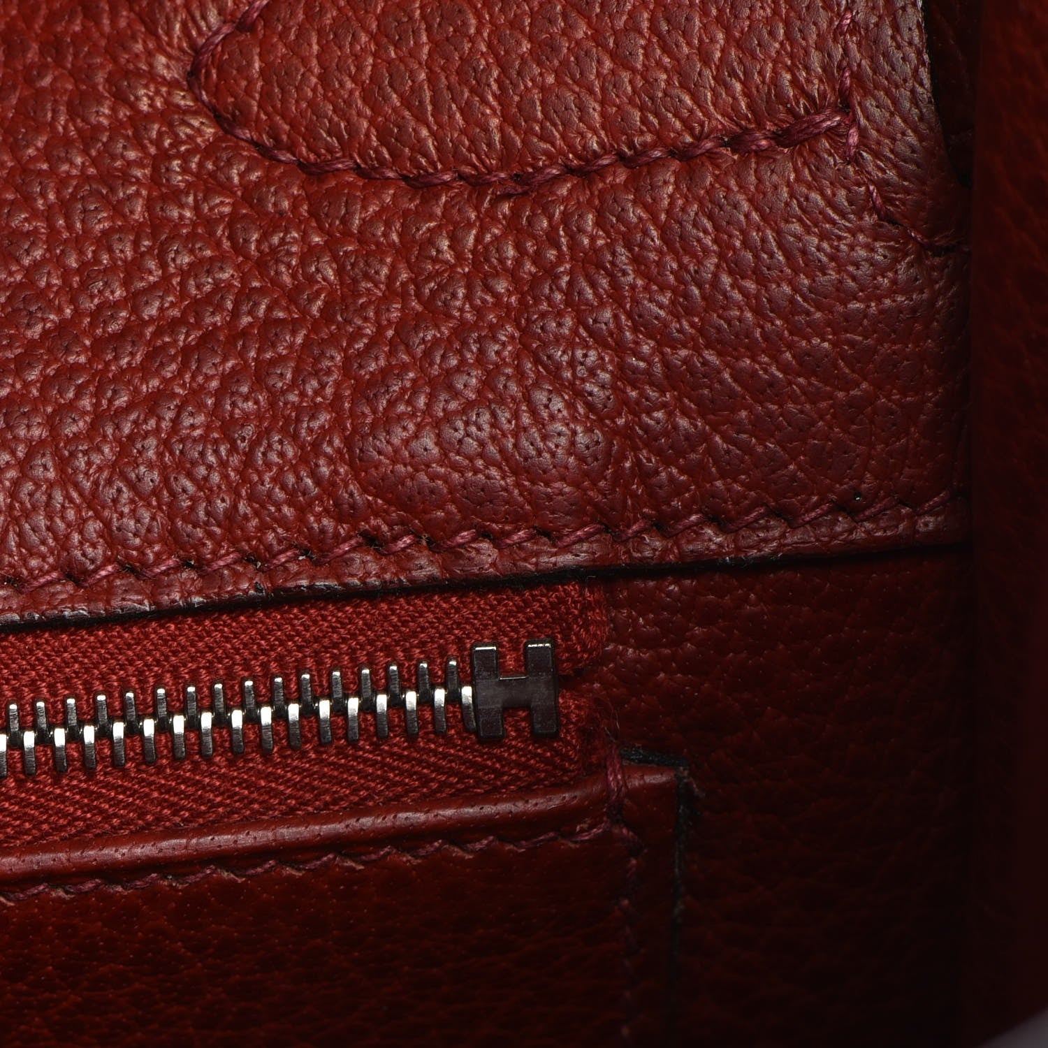 Hermes Buffle Skipper Birkin 35 Rouge H 11 of 26