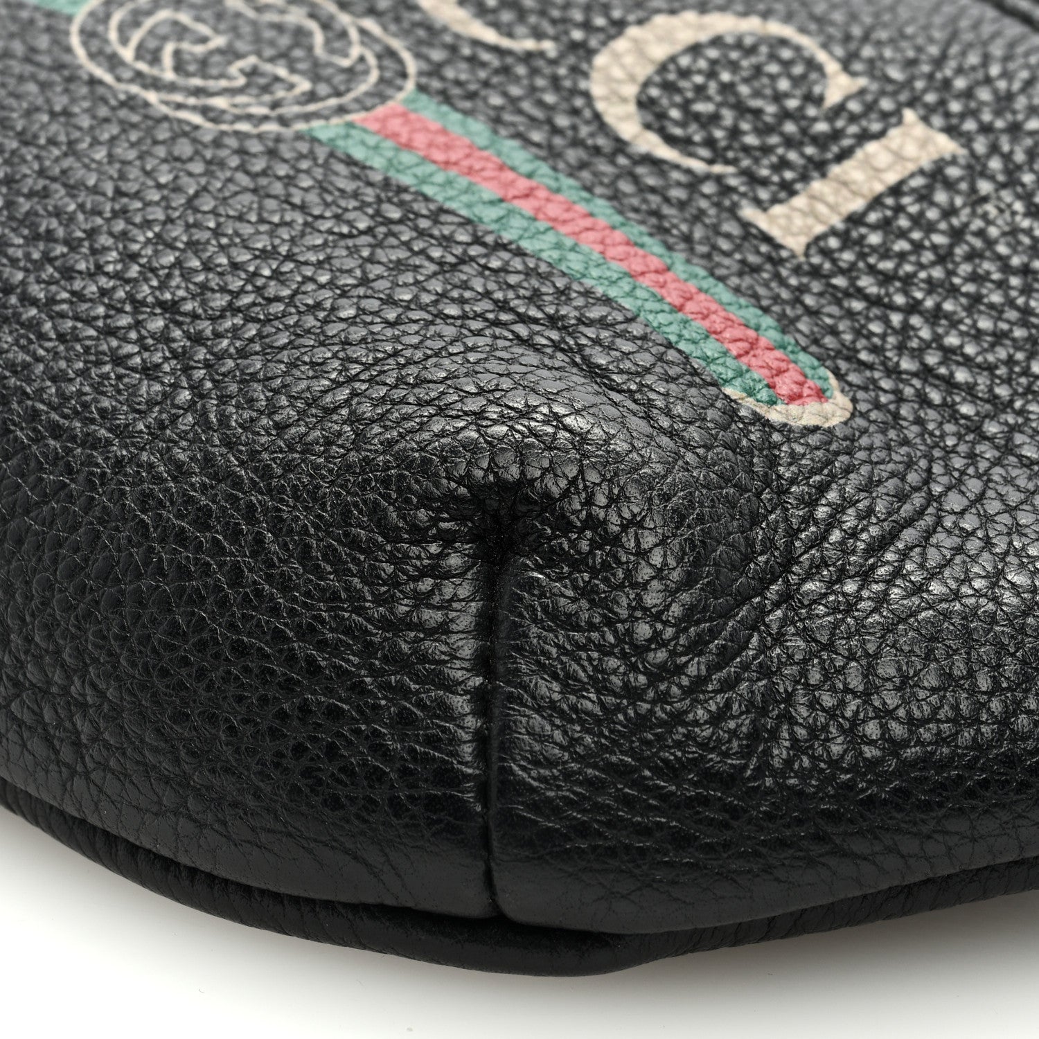 Gucci Grained Calfskin Small Logo Belt Bag Black 8 of 8