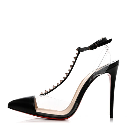 Christian Louboutin Kid PVC Nosy Spikes 100 Pumps 36.5 Black 1 of 7