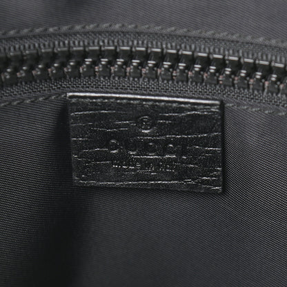 Gucci GG Plus Monogram Medium Flat Messenger Bag Black 6 of 9