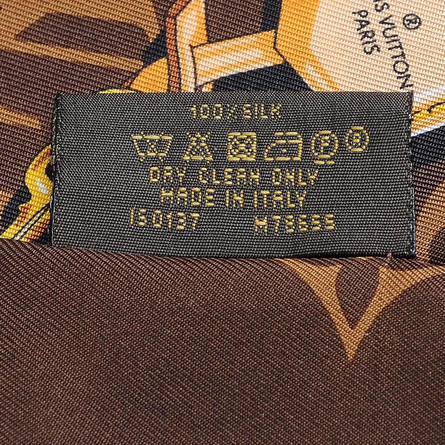 Silk Monogram Confidential Bandeau Brown