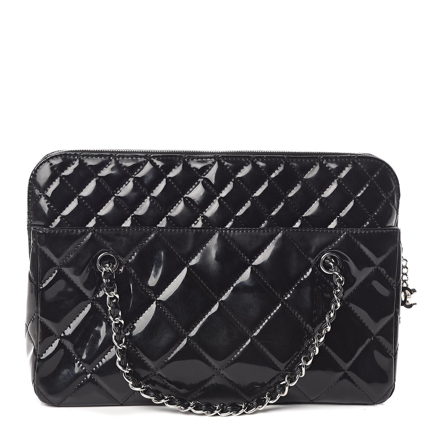 Vinyl Quilted In The Business Tote Black
