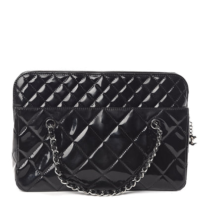 Chanel Vinyl Quilted In The Business Tote Black 1 of 14