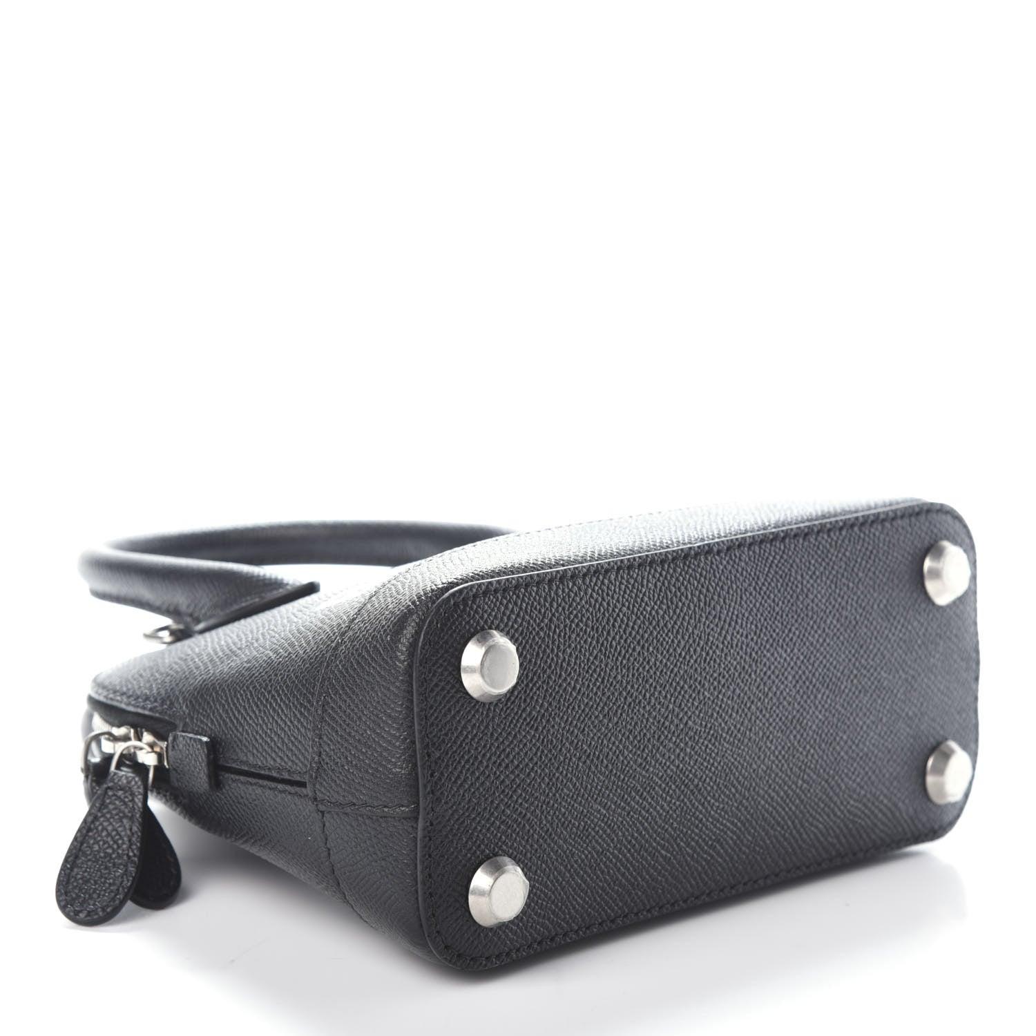 Balenciaga Signature Grained Calfskin XXS Ville Top Handle Bag Black 3 of 7