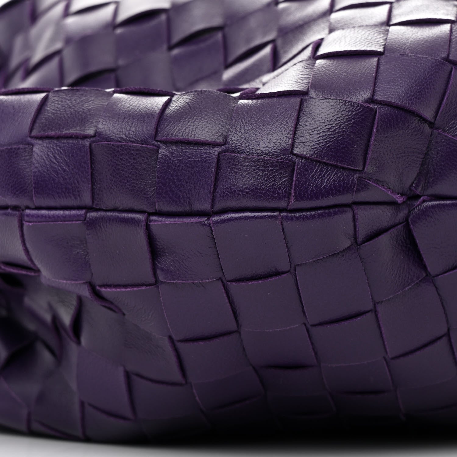 Bottega Veneta Nappa Intrecciato Teen Jodie Hobo Eggplant 9 of 10