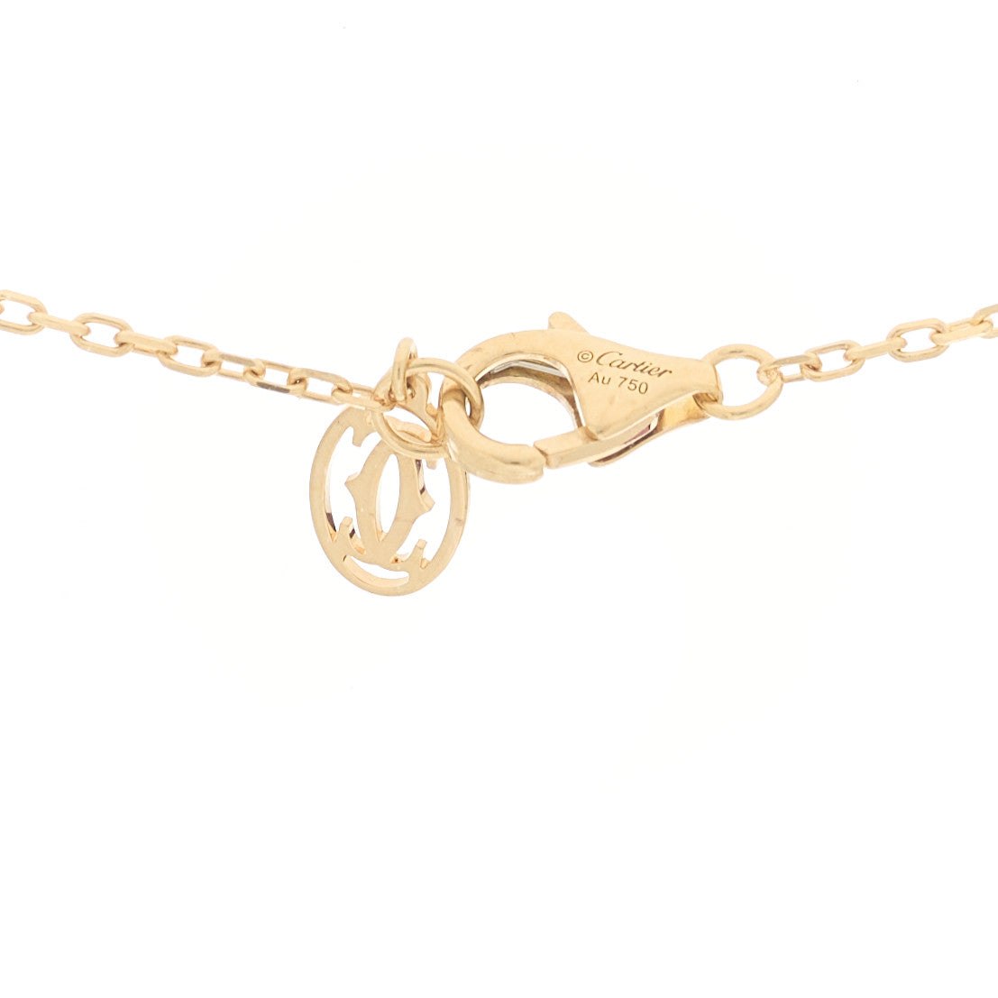 18K Yellow Gold Diamond Juste Un Clou Pendant Necklace