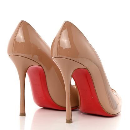 Christian Louboutin Patent Yootish 100 Pumps 36 Nude 4 of 8